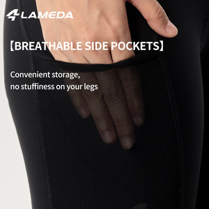 <span class=keywords><strong>Pantaloncini</strong></span> <span class=keywords><strong>da</strong></span> Ciclismo Lameda Pro <span class=keywords><strong>da</strong></span> Uomo con Imbottitura 3D in Chamois, Pantaloni <span class=keywords><strong>da</strong></span> <span class=keywords><strong>Bici</strong></span> ad Alta Elasticità e Compressione per Ciclismo su Strada - Product Image 5