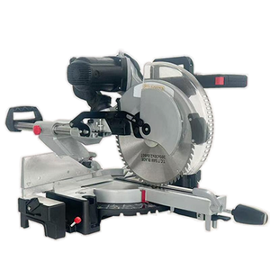 Power <span class=keywords><strong>Action</strong></span> 2300w <span class=keywords><strong>Scie</strong></span> à onglets électrique 12 pouces <span class=keywords><strong>Scie</strong></span> à onglets coulissante Machine de découpe de bois pour bois aluminium - Product Image 3