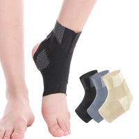 Attelle de cheville ultra-fine en spandex souple avec fermeture auto-agrippante – Durable, confortable, prévention des blessures sportives, soulagement de la douleur à la cheville