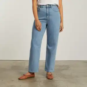High Waist Ankle Length Women's Mom Straight Jeans Mommy Jeans For Wide Hips
