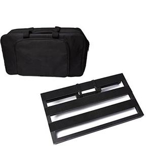 لوحة دواسات جيتار من الألومنيوم الأسود MPB-1 بتصميم مقاوم للماء ومتين، أبعادها 51×29×2 سم مع حقيبة حمل - Product Image 4