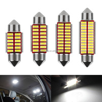 Nouvelle lampe de lecture intérieure pour voiture Kaidengzhe 4014 12smd Plug-and-Play, ampoule LED en aluminium 31mm 36mm 39mm 42mm 12V