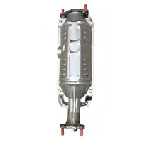 Convertidor Catalítico Trivalente de Acero Montado en la Parte Trasera para Accord de 7ª Generación 2.4L 2003-2007 Euro III Alta Calidad 1 Año de Garantía