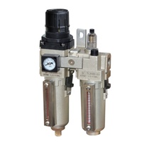 STNC TWK4000-04M G1/2 "manomètre intégré tasse en métal avec unité de régulateur de filtre à air d'étalonnage d'eau pour pièce pneumatique