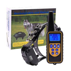800m Elektrische Hondentraininghalsband Waterdichte Afstandsbediening voor Huisdieren Oplaadbare Trainingshalsband voor Honden met Schok, Trilling en Geluid - Product Image 5