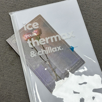 Sacs à fermeture éclair en plastique transparent blanc en vinyle personnalisé sac d'emballage de vêtement en PVC emballage de gant de vêtements imprimé de logo sacs à fermeture éclair