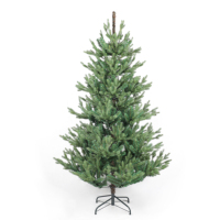 Blanc pliable pas cher 10FT 12FT 14FT géant commercial 7 pieds arbre de noël avec décoration