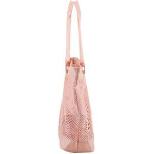 Bolso de hombro de malla hueca de gran capacidad personalizado, bolso de playa de malla para verano y exteriores - Product Image 4