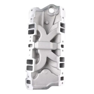 Collecteur d'admission en aluminium double plan Auso-Racing pour Chevrolet SBC 305 327 383 V8 1955-86 - Product Image 4