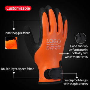 <span class=keywords><strong>Gants</strong></span> congelés extrêmement résistants au froid, <span class=keywords><strong>gants</strong></span> de travail doublés de coton, <span class=keywords><strong>gants</strong></span> de travail gelés d'hiver chauds imperméables et enduits - Product Image 3