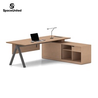 Poste de travail personnel de direction moderne SpaceUnited, bureau ergonomique