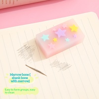 Gomme en forme d'étoile de dessin animé, gomme mignonne pour papeterie, gomme à crayon artistique