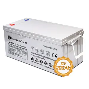 solar battery 12v 210ah for Electronic Appliances 
