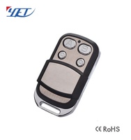 Émetteur RF universel pour porte de garage automatique 433,92 MHz avec 4 boutons, construction en plastique, technologie de code roulant