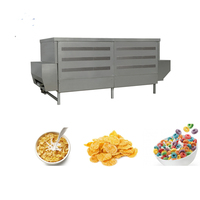 Petite machine entièrement automatique pour la fabrication de flocons de blé, de maïs et d'avoine, de céréales pour bébés, de barres de céréales, de céréales pour le petit-déjeuner, ligne de production d'extrusion de céréales
