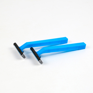 Factory Direct Sale Disposable Manual <strong>Razor</strong> <strong>Men</strong> Shaver Plastic Handle Double Blades <strong>Razor</strong> with Lubricant Twin Stainless Blades - Product Image 2