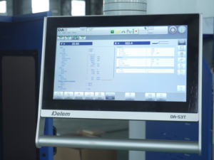 <span class=keywords><strong>Prensa</strong></span> Plegadora Hidráulica CNC WE67K-110T4000MM de 4+1 Ejes con Controlador DELEM DA53TX con Programa 2D, Plegadora de Chapa de 3 mm - Product Image 6