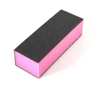 Блок для шлифовки ногтей 80/100, мини, квадратный, двусторонний, оранжевый, из ЭВА-губки, для маникюра и ухода за ногтями - Product Image 5