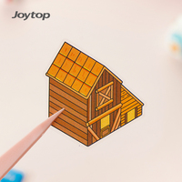 Stiker Kertas Spiral Transparan Joytop untuk Jurnal, Perencana, Dekorasi, Logo Kustom, Tahan Air, Perlengkapan Sekolah