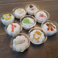 Mesin Printer Makanan Langsung ke Makanan Printer Makanan 3D untuk Kustomisasi Macaron, Cokelat, Kue Kopi 4 Cangkir dan Makanan