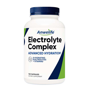 อิเล็กโทรไลต์คอมเพล็กซ์ แอดวานซ์ ไฮเดรชั่น (120 แคปซูล) 8 ธาตุอาหารอิเล็กโทรไลต์ที่ช่วยให้ความชุ่มชื้น วิตามิน ปราศจากกลูเตน ไม่ใช่จีเอ็มโอ สำหรับผู้ใหญ่ ทานได้ทั้งมังสวิรัติและไม่ใช่ มังสวิรัติ - Product Image 1