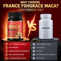 Suplemento de Maca 7 en 1 de alta calidad para la vitalidad masculina, cápsulas de Maca para mejorar el rendimiento deportivo para adultos, píldoras para el agrandamiento del pene.
