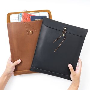 Borsa Portadocumenti <span class=keywords><strong>A4</strong></span> <span class=keywords><strong>in</strong></span> Vera Pelle di Alta Qualità, Cartella Porta Documenti Professionale <span class=keywords><strong>in</strong></span> Pelle Bovina Premium, Organizzatore per Documenti - Product Image 5