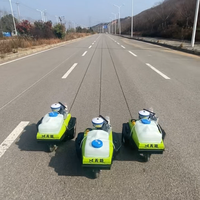 Robot de Demarcación Vial SanWin, Multifuncional, Alta Adaptabilidad, Bomba de Pintura, Motor de 400W*2, Conducción Autónoma