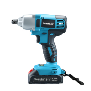 Clé <span class=keywords><strong>à</strong></span> chocs électrique sans fil sans balais 18V/20V/21V clé <span class=keywords><strong>à</strong></span> cliquet de qualité industrielle et bricolage alimentée par batterie - Product Image 1