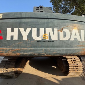 Excavadora de cadenas grande Hyundai 520L-9VS usada con pintura original, maquinaria pesada - Product Image 3