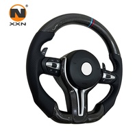 Volant sport 3 branches 40 mm en fibre de carbone et cuir pour F15/F20/F30/F31/F40/E83/E70/E90/E91 540i/X1-X6