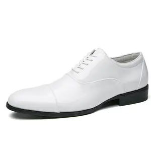 Herren flach Mode Hochwertiges Leder Herren Oxfords Business Herren Kleider schuhe Full Size 37 44 48 51 52