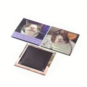 Wholesale Custom Photo Souvenir Tin <b>Fridge</b> Magnets Low MOQ Personalized Cute Animals Metal Refrigerator Magnet - Product Image 3