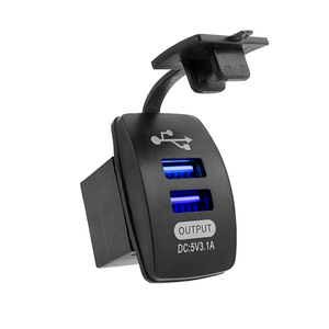<span class=keywords><strong>Cargador</strong></span> Universal para coche, 5V, 3,1a, impermeable, puertos USB duales, adaptador automático, <span class=keywords><strong>cargador</strong></span> de teléfono a prueba de polvo para Iphone, <span class=keywords><strong>Xiaomi</strong></span>, Redmi, Samsung - Product Image 4