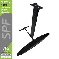 Aile avant en feuille JFS-Axis Spitfire 1100/1180, ensemble hydrofoil entièrement en carbone, logo OEM pour le surf à foil, le kite foil, le scooter