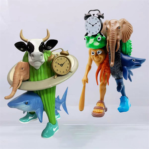 HY AI Toy Figure Crafts Tung Sahur Figuritas Tralero Tralala Figuras DE ACCIÓN Modelos de <span class=keywords><strong>tiburones</strong></span> Adornos coleccionables Regalos - Product Image 4