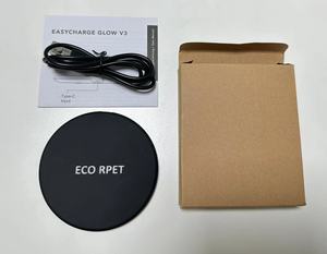 Ronda Delgado LED Logo Portátil Samsungs Almohadilla de carga inalámbrica 15W <span class=keywords><strong>Cargador</strong></span> de teléfono inalámbrico - Product Image 6