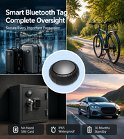 Tag GPS Mini Pintar Kustom Grosir 1000mAh 30 Bulan Siaga Tahan Air Anti Hilang untuk Koper Kunci Aset Harga Pabrik