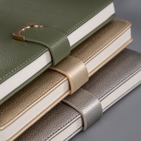 Carnet A5 en cuir PU doux au toucher, couleur macaron tendance, pour étudiants et fournitures scolaires