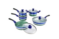 Ensemble d'ustensiles de cuisine pour la cuisine, en aluminium, 9 casseroles et poêles, en cuivre céramique, nouveau Design, livraison gratuite