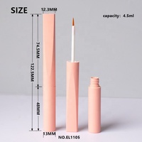 Tube vide pour eye-liner liquide mat Macaron 4,5 ml, contenant en plastique pour sérum pour cils, emballage cosmétique personnalisé avec logo