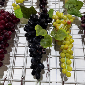 M650 PVC Vegetales Artificiales Fruta Decoración Uvas Artificiales Realistas para Cocina Restaurante Ecológico Navidad Acción de Gracias - Product Image 5