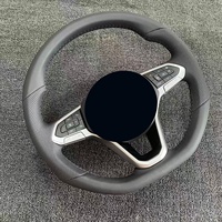 Volant en cuir pour VW MK8 Touareg GTI Golf pour Passat Jetta avec chauffage et assistance au maintien de voie ACC