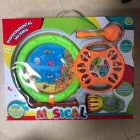 Maternelle Cadeau Ensemble Océan Vague Tambour Sable Marteau Cage Cloche Plaque Combinaison Orff Aides Pédagogiques Clavier Piano Handbell Modèle