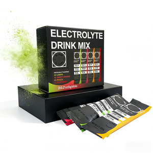 Mistura de Eletrólitos em Pó Personalizada para Bebida Hidratante, Suplemento Alimentar Certificado HACCP, Livre de OGM, Suporte Energético - Product Image 1