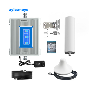Ayissmoye <span class=keywords><strong>Antenne</strong></span> Amplificateur de Signal Mobile Réseau 2G 3G <span class=keywords><strong>4G</strong></span> 5G LTE, Répéteur de Signal Téléphonique GSM 3 Bandes, Mini Booster <span class=keywords><strong>4G</strong></span> pour <span class=keywords><strong>Téléphone</strong></span> <span class=keywords><strong>Portable</strong></span> - Product Image 1