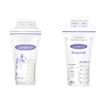 Sachet Doypack Personnalisé en Plastique Zippé, Réutilisable, sans BPA, pour Aliments Bébé et Conservation de Lait Maternel avec Connecteurs