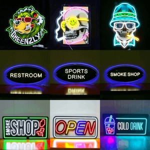 Lounge <strong>Sign</strong> with Commercial <strong>Neon</strong> <strong>Sign</strong> and Acrylic LED <strong>Sign</strong> for <strong>Cocktail</strong> Lounge Wall Branding and Store Decoration Use - Product Image 3