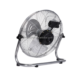 Ventilateur de sol en métal léger argenté pour usage domestique, commercial et industriel, ventilateur de sol pour hôtels, gain de place - Product Image 3