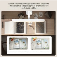 Lampe de lecture de bureau LED en aluminium Guanya avec commande tactile, fabriquée au Guangdong
